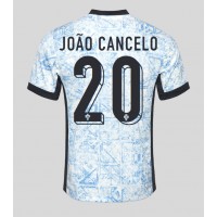 Camiseta Portugal Joao Cancelo #20 Segunda Equipación Replica Eurocopa 2024 mangas cortas
